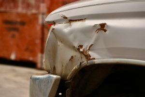 Professional vehicle body repair process in Johannesburg workshop