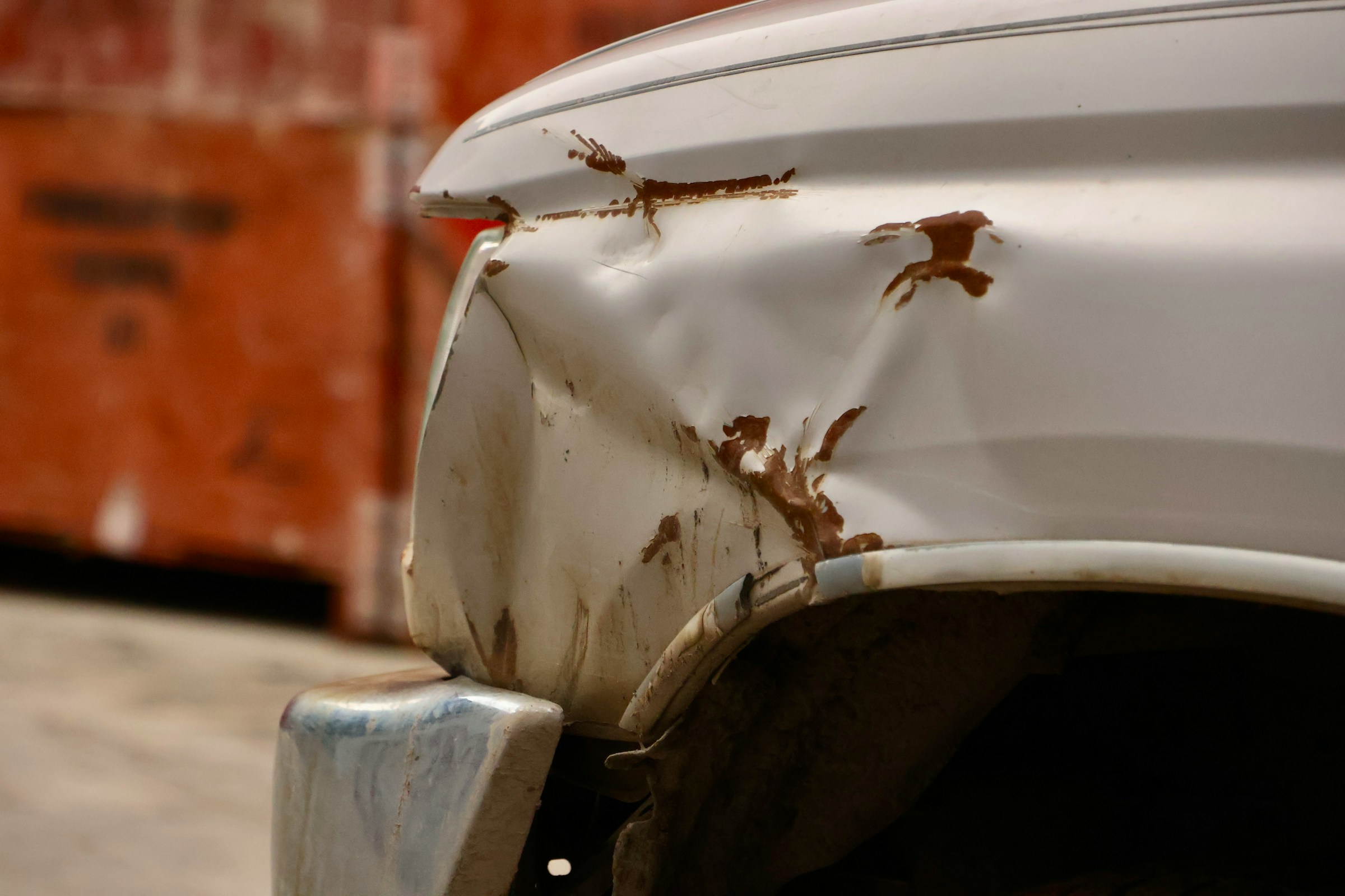 Professional vehicle body repair process in Johannesburg workshop